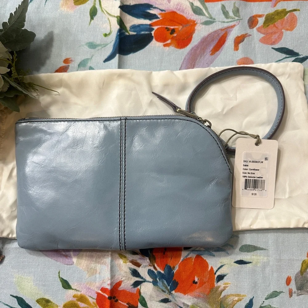 HOBO Blue Wristlet Clutch - Picture 3 of 9